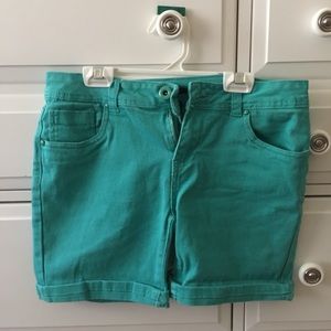 “Roz & Ali” Teal Bermuda Shorts